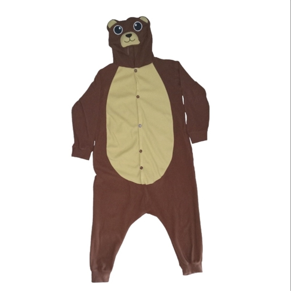 BROWN BEAR KIGURUMI ANIMAL ONESIE